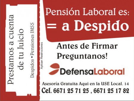 PRESION LABORAL ES IGUAL A DESPIDO